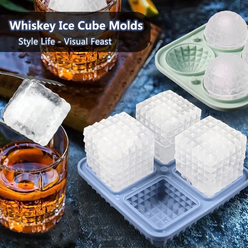 Ice Cube Tray Silicone with Li - Coaster Mold Round 评论和价格