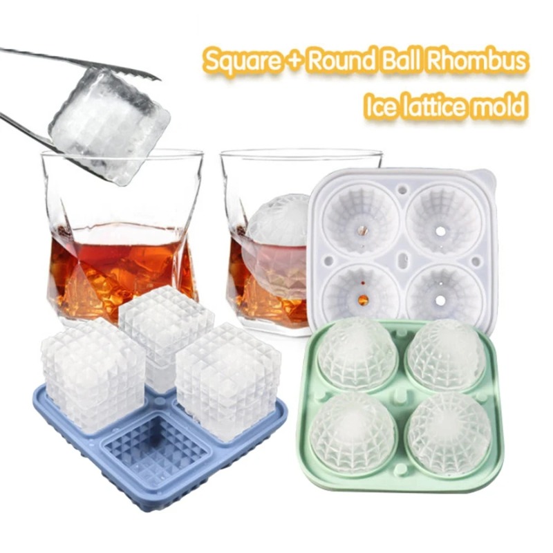 Ice Cube Tray Silicone with Li - Coaster Mold Round 评论和价格