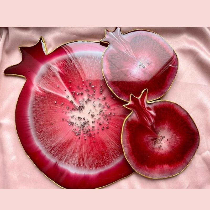 X6HE Pomegranate Geode Agate E - Geode Mold Silicone 评论和价格