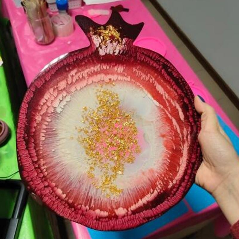 X6HE Pomegranate Geode Agate E - Geode Mold Silicone 评论和价格