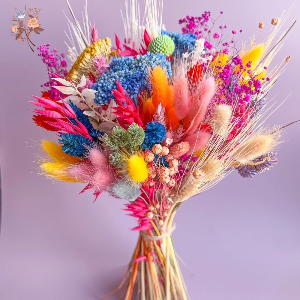 Colorful Dried Flowers Wedding - Dried Flower Bulk 评论和价格
