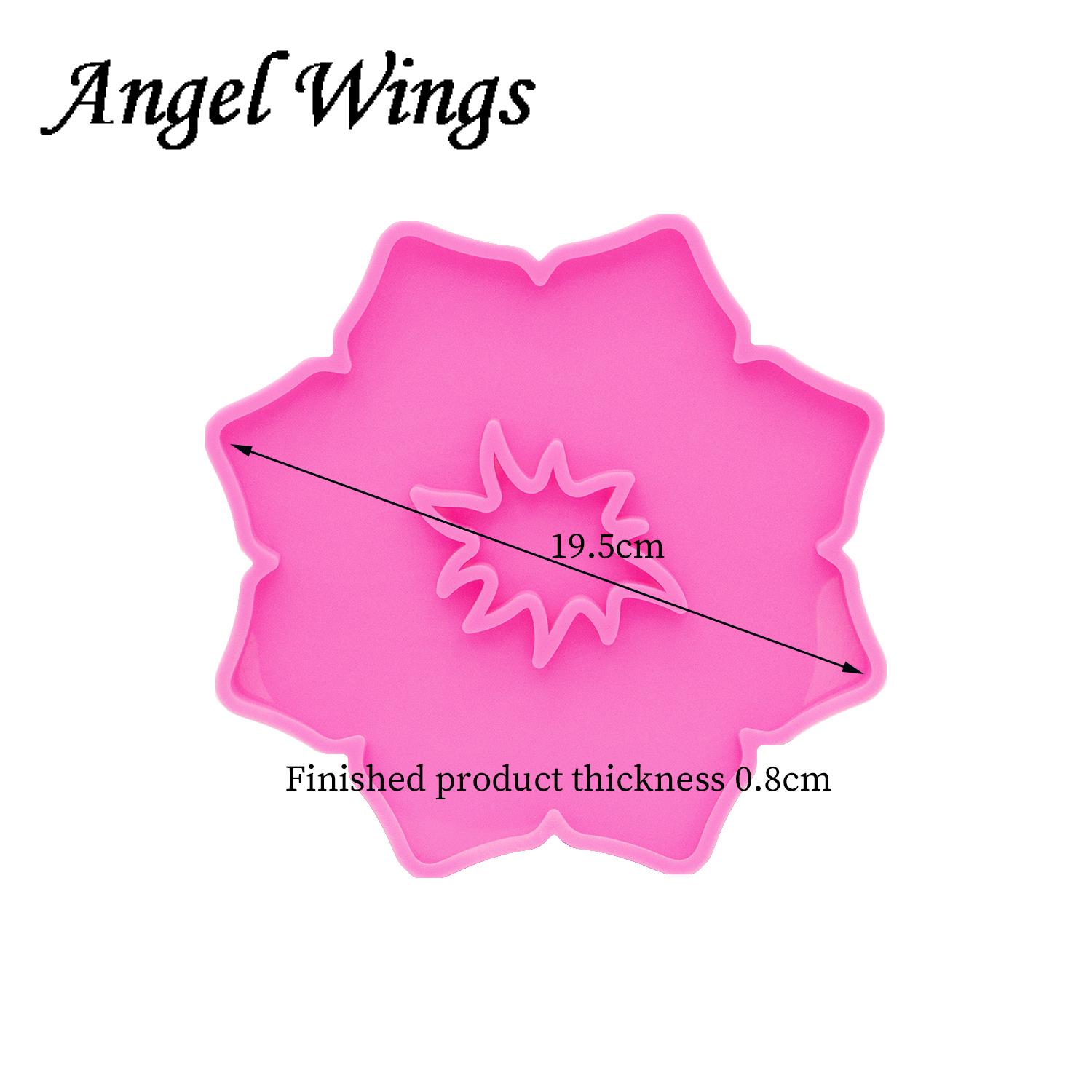 Flower Coaster Silicone Molds  - Geode Mold Silicone 评论和价格