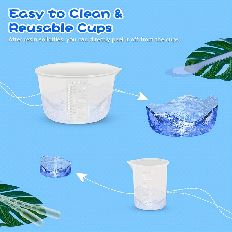 Silicone Resin Mixing Measurin - Mixing Cup Silicone 评论和价格