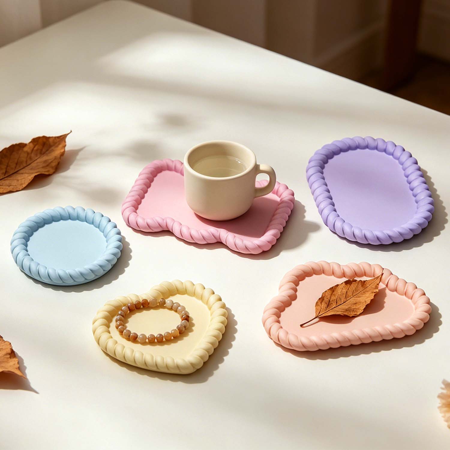 A variety of jute coaster sets - Serving Tray Mold 评论和价格