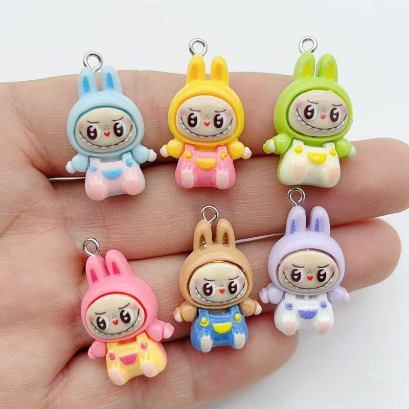 10Pcs Kawaii Rabbit Strawberry - Resin Craft Projects 评论和价格