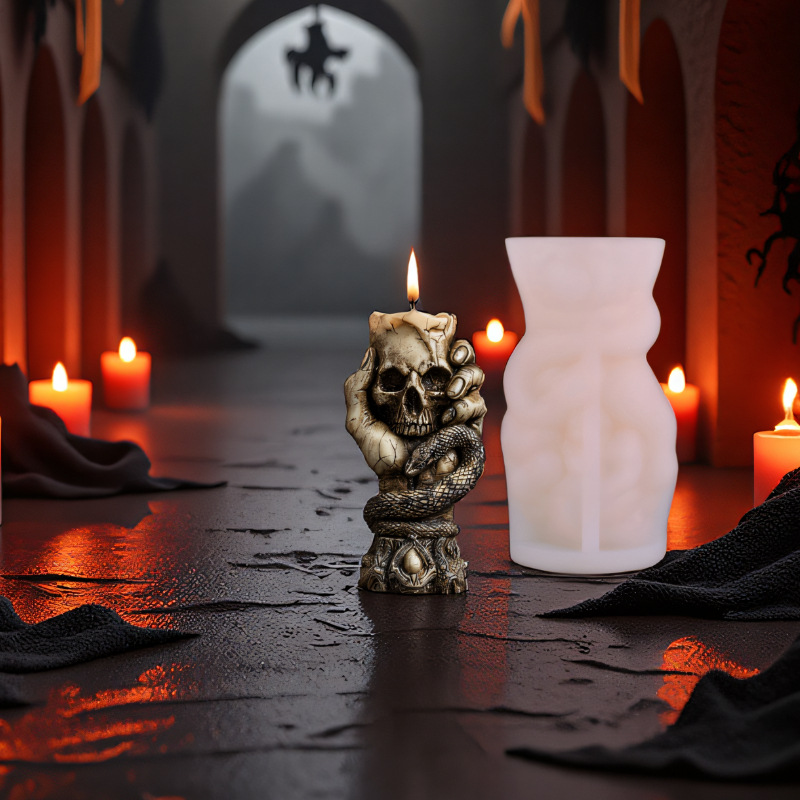 Halloween Skull Aroma Candle S - Resin Craft Workshop 评论和价格