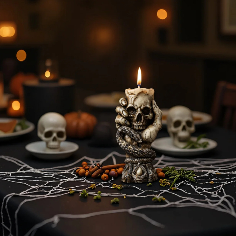 Halloween Skull Aroma Candle S - Resin Craft Workshop 评论和价格