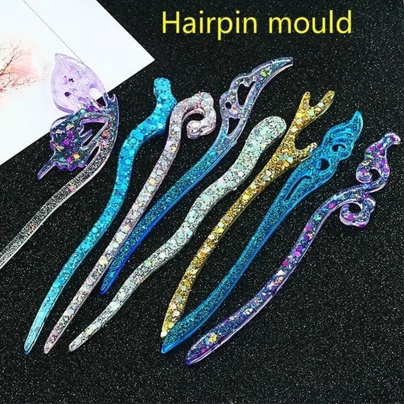 New Transparent Hairpin Silico - Resin Craft Material 评论和价格