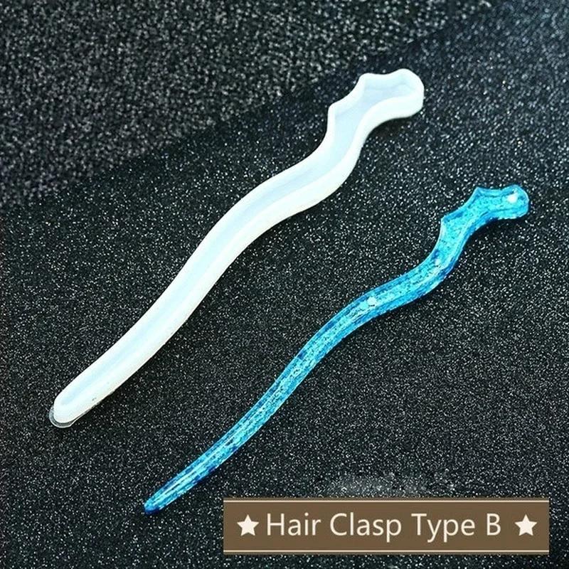 New Transparent Hairpin Silico - Resin Craft Material 评论和价格