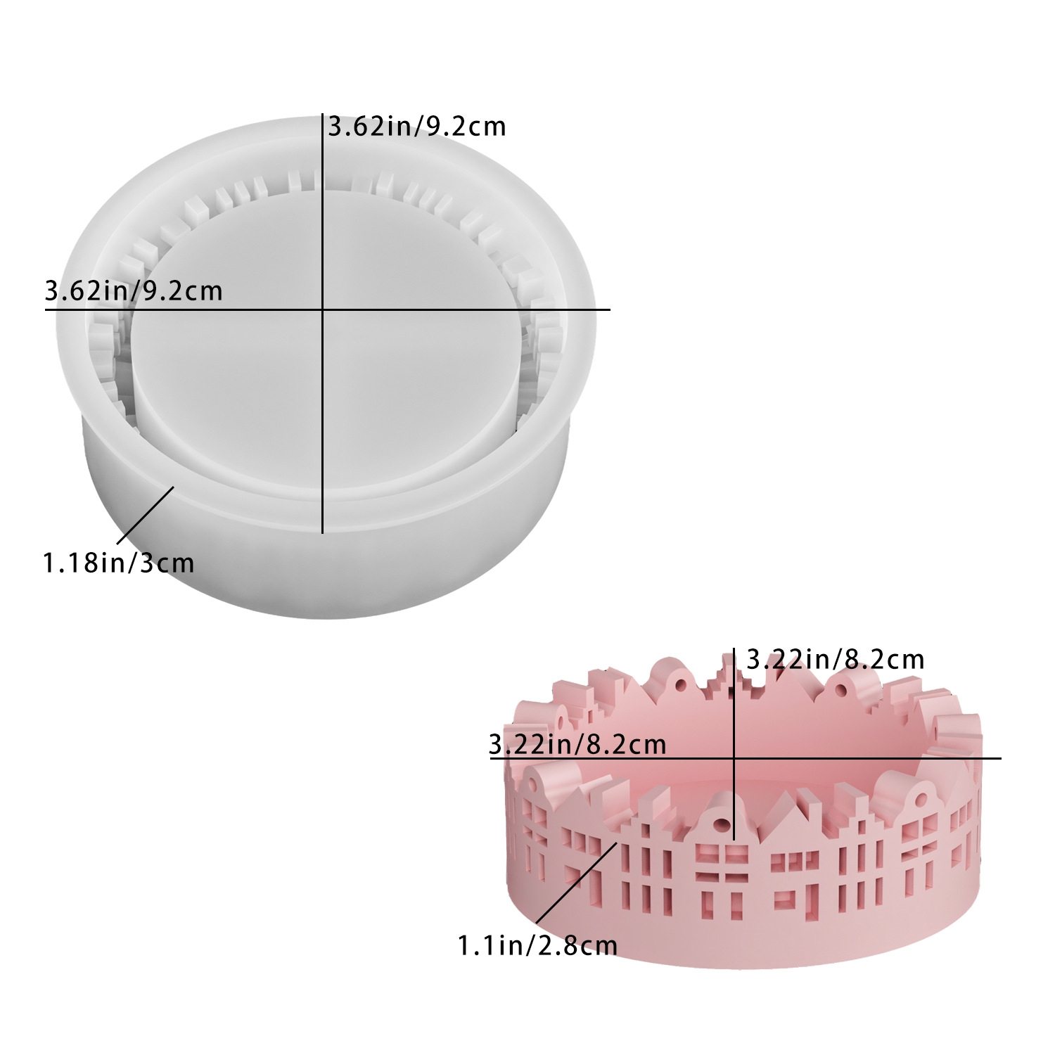 Hollow House Mold Flexible Res - Resin Craft Workshop 评论和价格