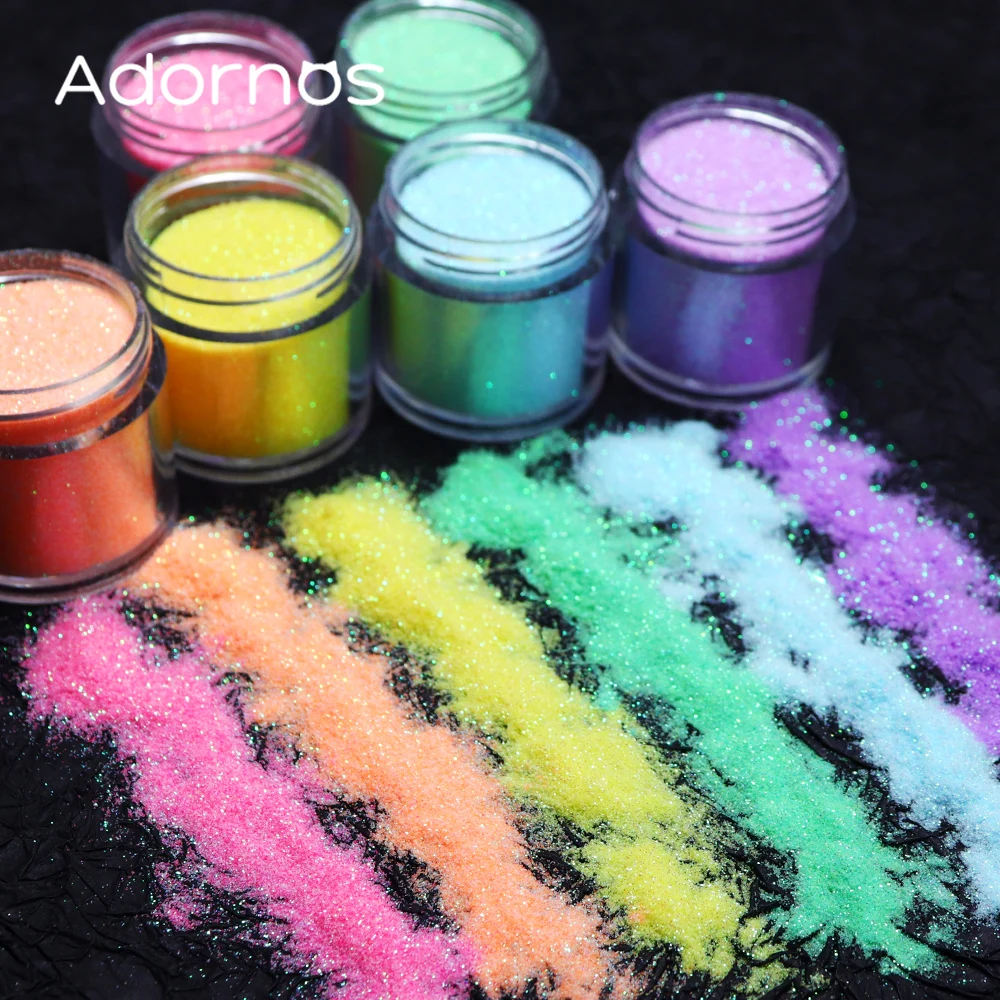 Iridescent Glitter Sugar Powde - Resin Pigment Set 评论和价格