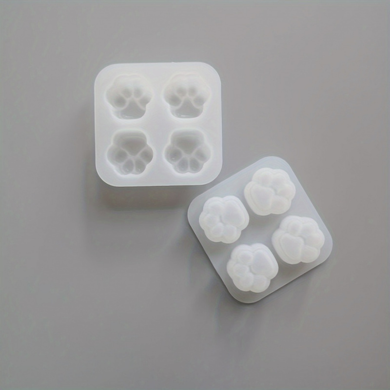 1Cat Paw Pattern Silicone Mold - Resin Craft Ideas 评论和价格