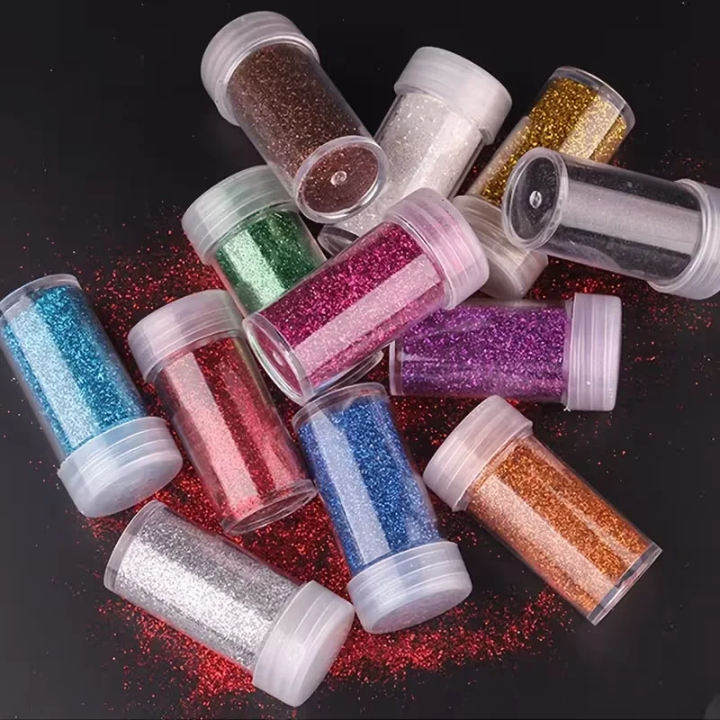12 Pack Extra Fine Glitter Cra - Resin Glitter Pack 评论和价格