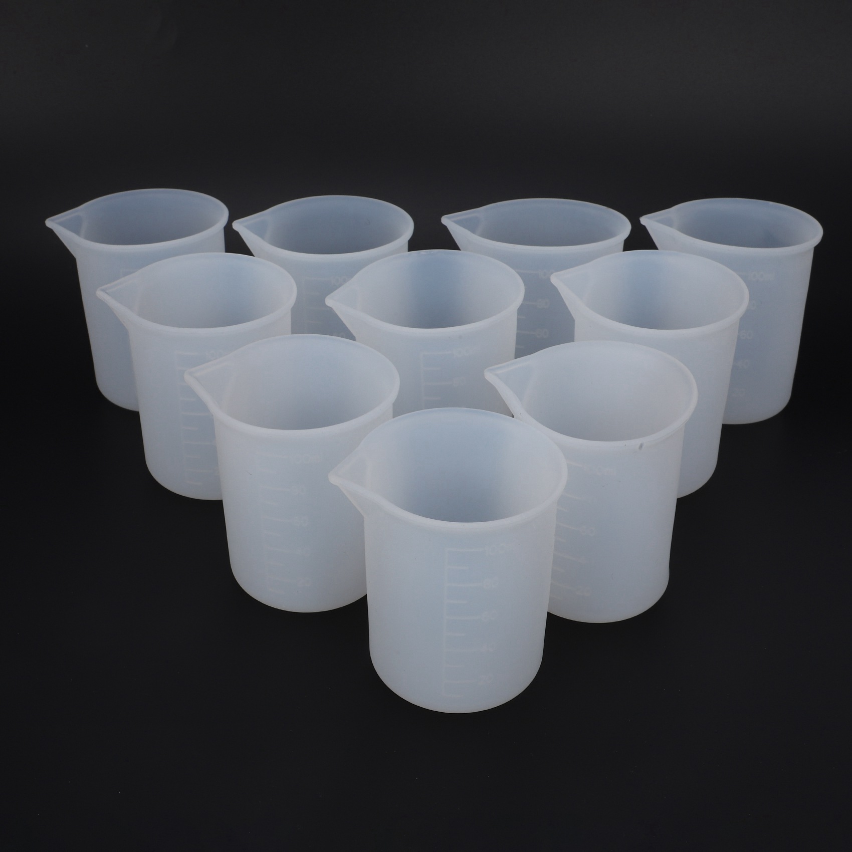 HLZS-30Pcs Silicone Measuring  - Mixing Cup Silicone 评论和价格