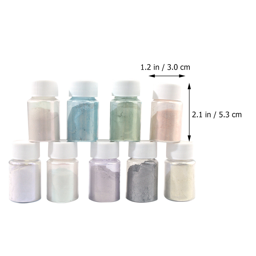 9Pcs Mica Pigment Powder Set G - Resin Pigment Set 评论和价格