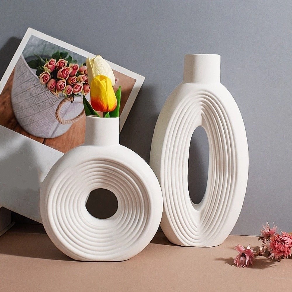 Oval Stripe Silicone Vase Mold - Resin Craft Workshop 评论和价格