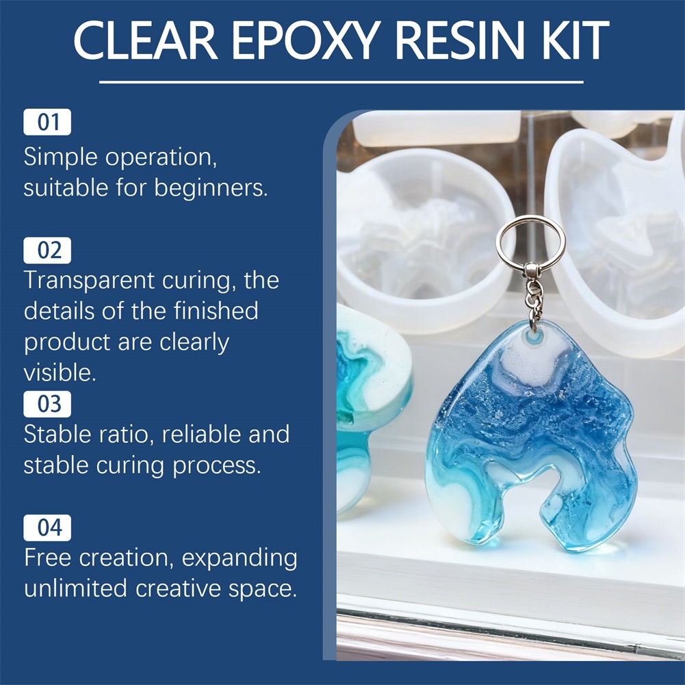 DIY Crystals Clear Epoxys Resi - Resin Jewelry Kit 评论和价格