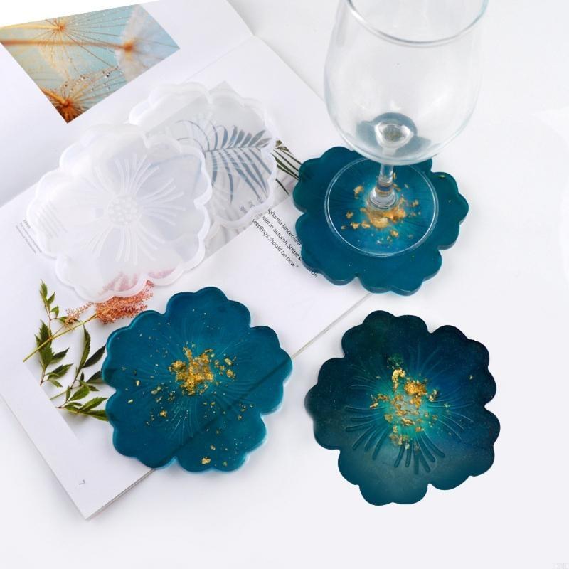 R3MC 2Pcs DIY Flower Silicone  - Geode Mold Silicone 评论和价格