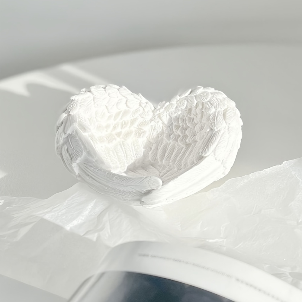 1pc Angel Wing Heart Silicone  - Resin Craft Ideas 评论和价格
