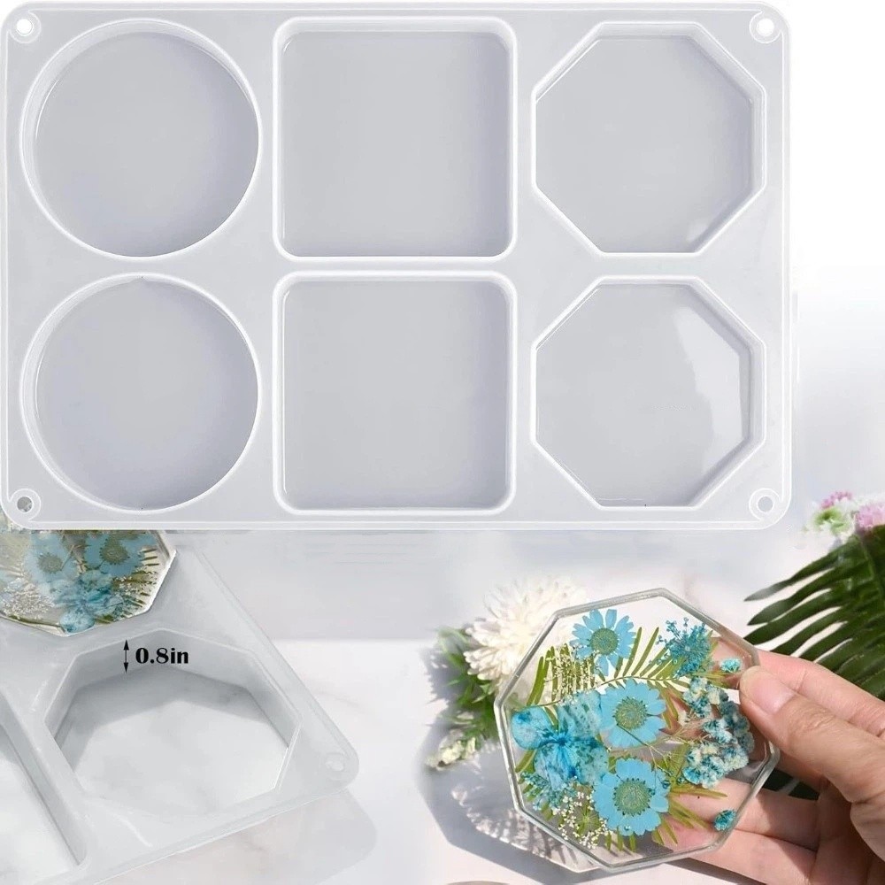 Easy To Use Creative Coasters  - Coaster Mold Round 评论和价格