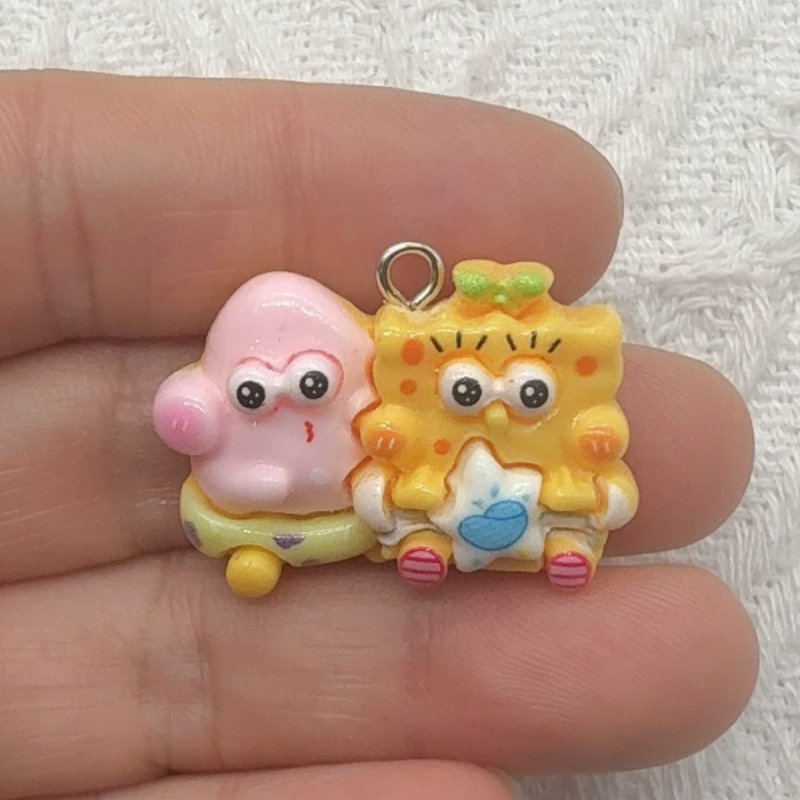 10pcs cartoon resin pendant, D - Resin Craft Projects 评论和价格