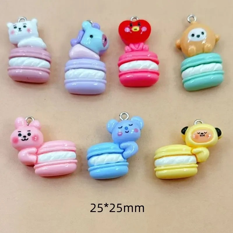 10pcs Mixed Cartoon Resin Char - Resin Craft Material 评论和价格