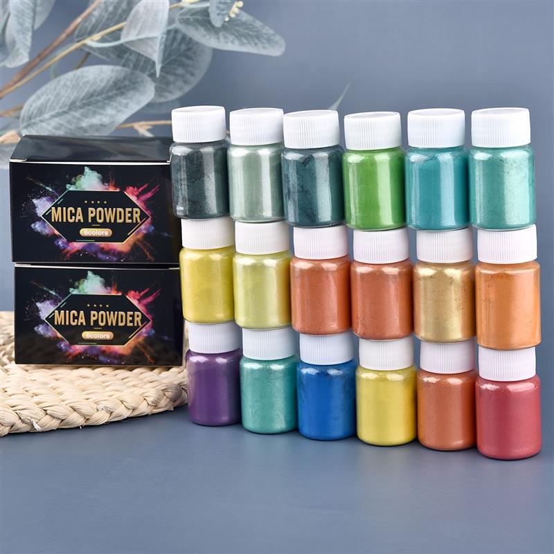 6 Pcs-Set Epoxy Resin Dye Mica - Resin Pigment Set 评论和价格