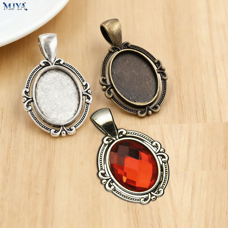 MJYA 10pcs Vintage Pendant Set - Resin Jewelry Kit 评论和价格