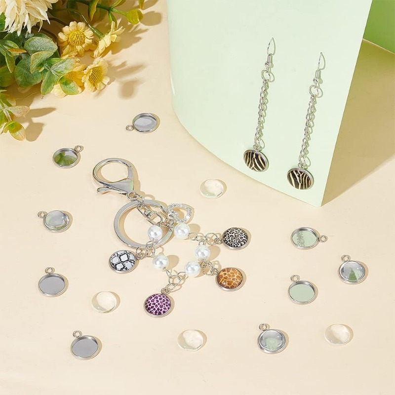 50 sets Pendant Cabochon Jewel - Bezels Set Pendant 评论和价格