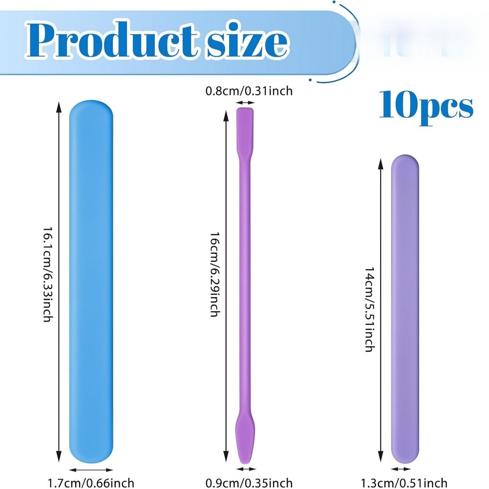 10 Piece Silicone Stirring Set - Resin Craft Workshop 评论和价格
