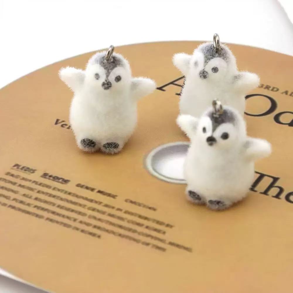 5pcs Flocking Small Penguin Re - Resin Craft Projects 评论和价格