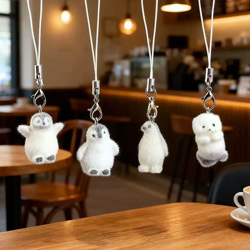 5pcs Flocking Small Penguin Re - Resin Craft Projects 评论和价格