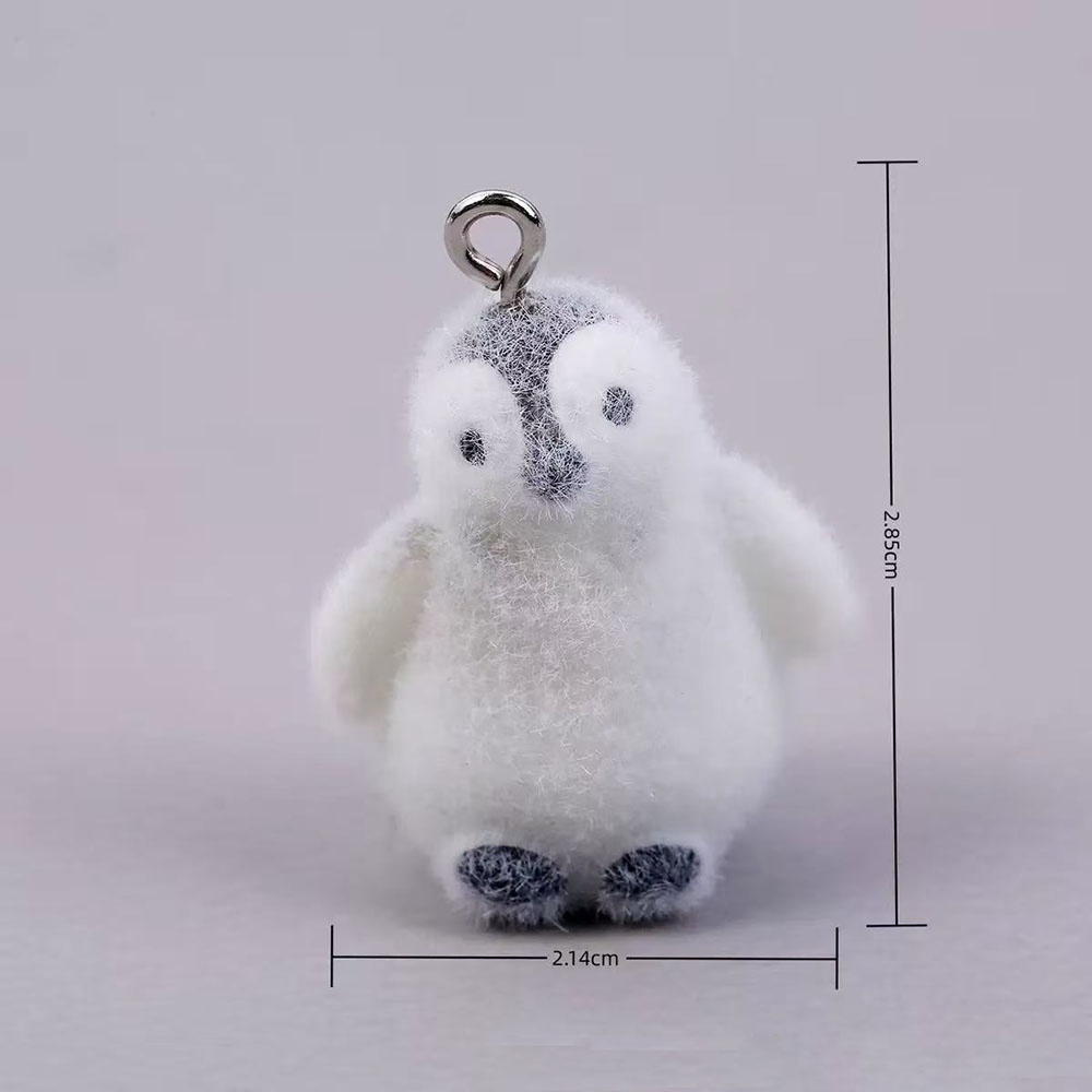 5pcs Flocking Small Penguin Re - Resin Craft Projects 评论和价格
