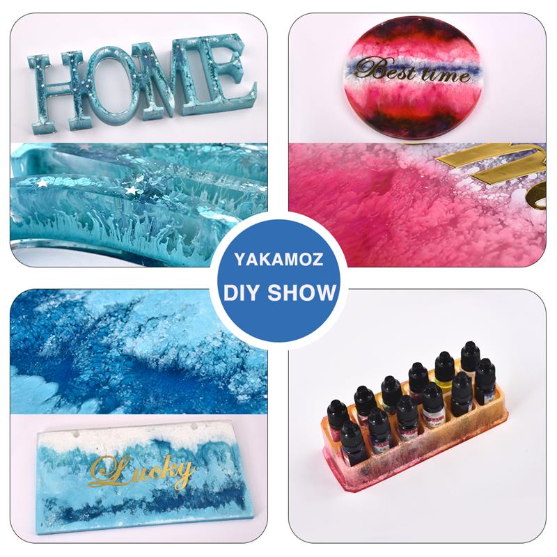 1 Set Epoxy Resin Pigment Kit  - Resin Dye Alcohol 评论和价格