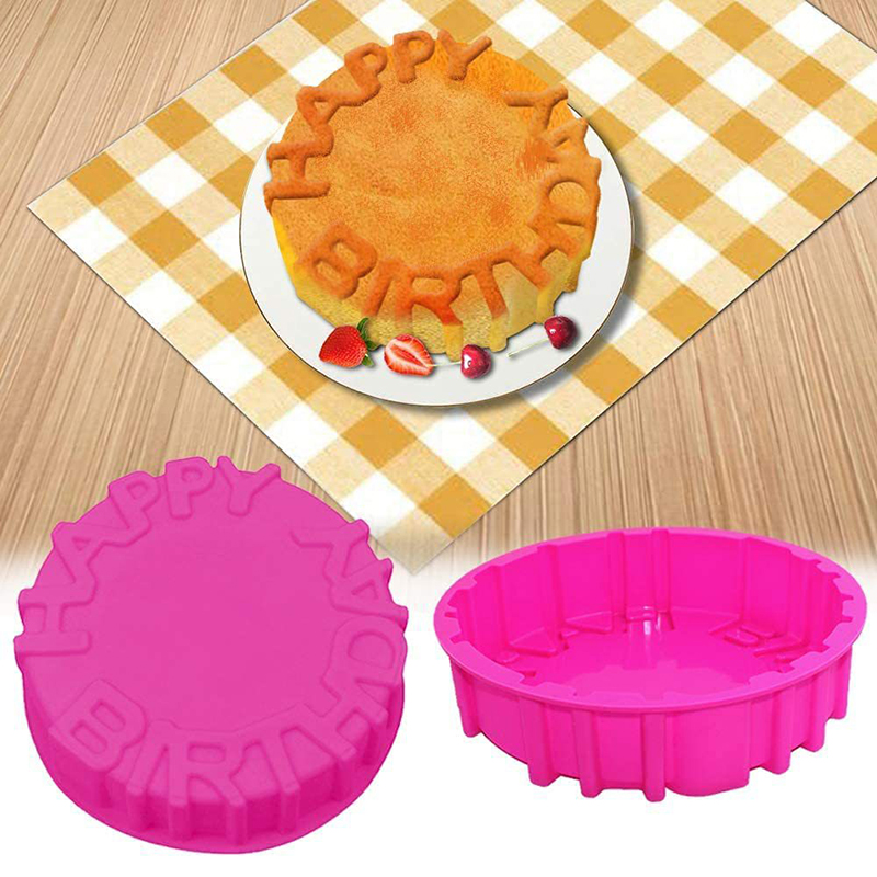 Happy Birthday Baking Pan Roun - Coaster Mold Round 评论和价格